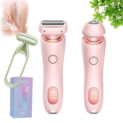 Elorixa Smooth Shave Pro, The Smooth Shave Pro, Electric Razors For Women, Women Electric Shaver, 2 In 1 Electric Shaver Razors Waterproof (pink)