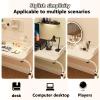 Overbed Table Adjustable Height Overbed Table with Wheels - Mobile Laptop Cart for Home or Hospital - Computer Table for Bed - Height Adjustable Rolling Table view 3