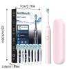 Electric Toothbrush - Rechargeable Toothbrushes with 8 Replacement Brush Heads | 40000 VPM High Frequency 6 Modes Deep Clean Electric Toothbrush | Battery Toothbrushes for Adults view 2