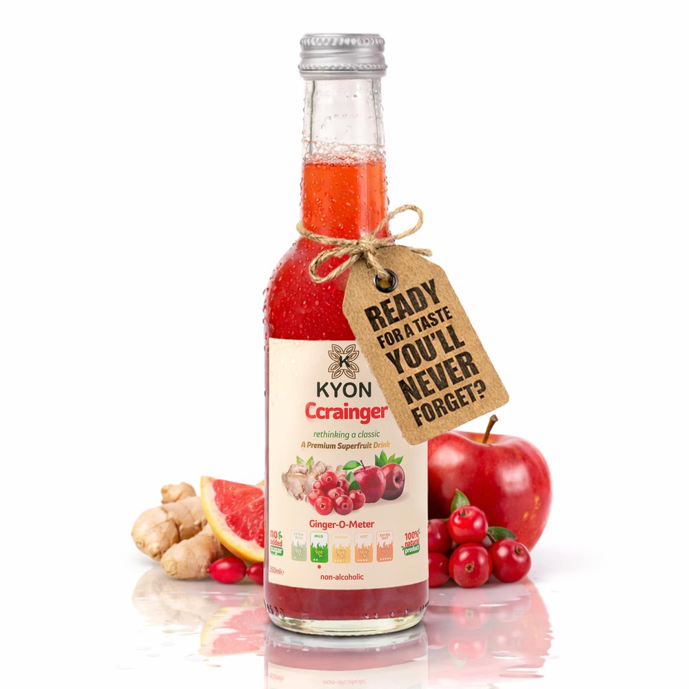 Kyon Natural, Fresh, Healthy Drink | No Sugar Added | Organic Drinks (250Ml-24 Pack, Ccrainger)