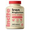 Gentle Iron Tablets - Iron Bisglycinate 28 mg, 6 Months Supply - 360 High Strength Tablets - Supplement Suitable for Vegans - Best Immune System Booster for Women & Men - Made in UK view 1