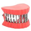 Denture Drill Bit Holder 3D Sculpture Desk Decor 2 in 1 Screwdriver & Desk Gadget with 28PCS Bits Red (Metal+Plastic) view 3