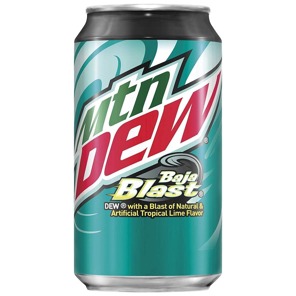 Baja Blast Flavoured Soft Drink 330ml Delicious Tasty And Twisty Treat Gift Hamper For Birthday,Christmas,Easter (24)
