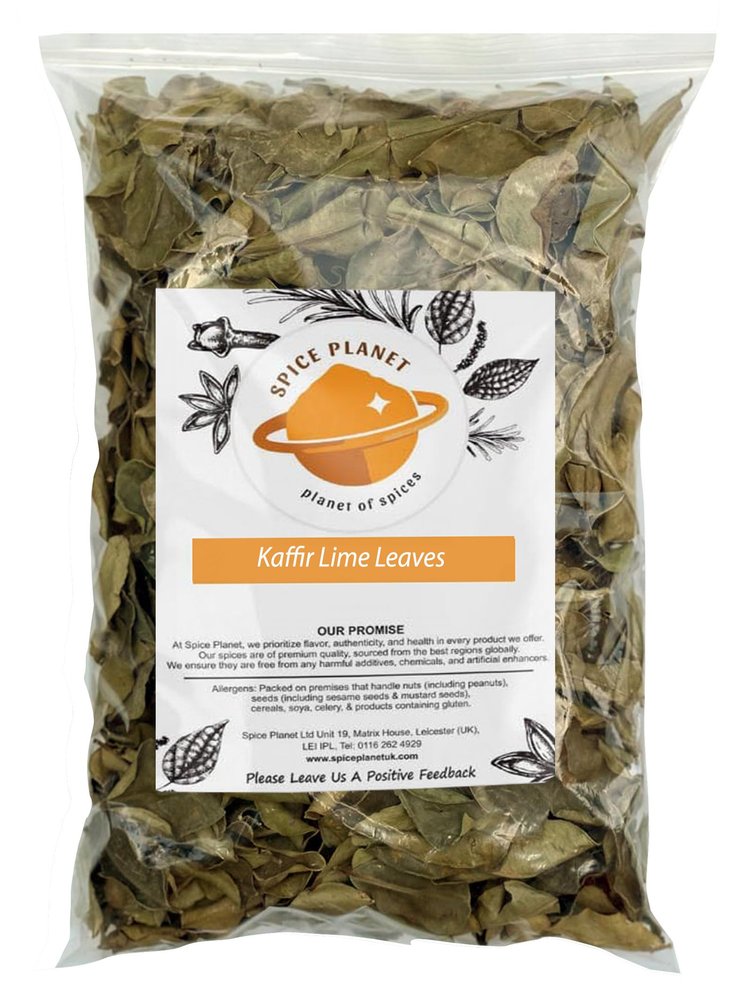 Kaffir Lime Leaves | Thai Lime Citrus Hystrix Leaves Dried Premium Quality Free UK P&P (200g)