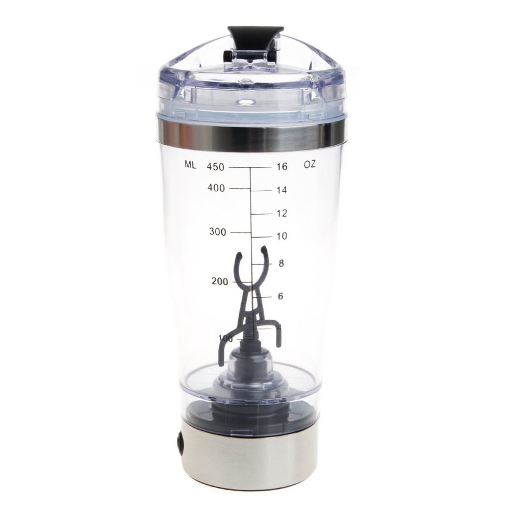 Domasvmd 450ml Protein Shaker Water Bottle Electric Automatic Mixer For Smart Cup