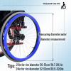 22Inch/20Inch Rear Wheel Sports Wheelchair Cover, Wheelchair Handrim Covers, Non-Slip Wear-Resistant, for Improve Grip And Tractio,04,20in view 4