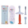 Kids Toothbrush Soft Bristle Manual Toothbrush for Kids - Silicone Toothbrush for Cleaning Teeth with Soft Bristles | Floral Looking Toothbrush view 1