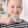 Kids Toothbrush Soft Bristle Manual Toothbrush for Kids - Silicone Toothbrush for Cleaning Teeth with Soft Bristles | Floral Looking Toothbrush view 2