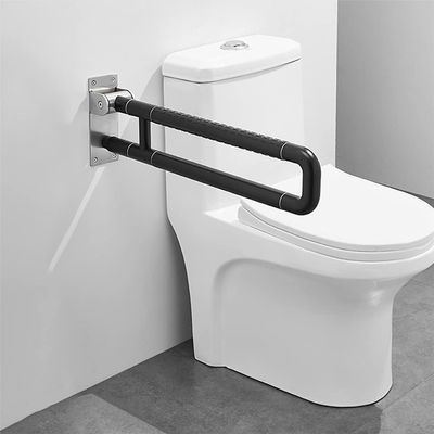 Foldable Toilet Stand-Up Aid Wc Support Aid Wall Support Handle Foldable Support Folding Handle Wall Handle Stainless Steel Grab Rail Safe Railing Bathtub Bathroom Support Folding Handle Foldable Bath