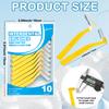 20 Pieces Interdental Brushes, Soft Dental Brushes for Teeth and Gums, Gap Brush with Non-Slip Handle, Angled Head Tooth Picks Floss Sticks Dental Floss Brushes for Braces Oral Cleaning view 3