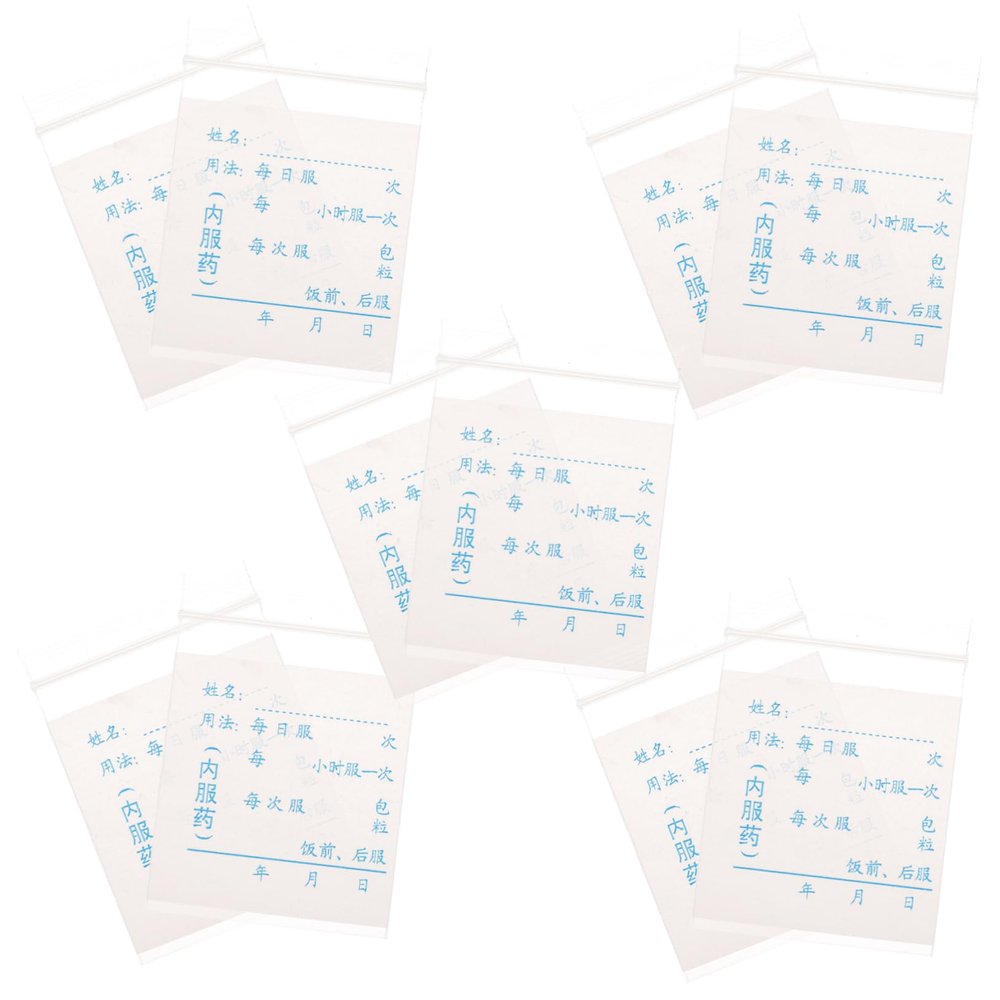 minkissy Purse Pill Bag 100pcs Disposable Pill Bag Medicine Bags for Pills Small Pill Bags