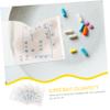 minkissy Purse Pill Bag 100pcs Disposable Pill Bag Medicine Bags for Pills Small Pill Bags view 2