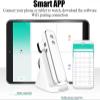 Hair Skin Analyzer, HD Intelligent Scalp Analyzer with Spectral Detection for Beauty Salons, Homes & Hair Salons - 50x/200x Lens, 10 Million Pixels, APP Analysis view 3