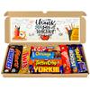 Thank You Teacher Gift | Letter box Chocolate Hamper Selection Box | 10 Fullsize Chocolate Bars | Ideal Gifts For Teachers view 1