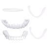 Instant Dentures,2 Pairs Clip in Veneers Teeth, Whitening Cosmetic Temporary Tooth Set , Confidence Smile Dentures Veneers Comfortable False Teeth, Fake Teeth for Women and Men with Heart Box view 1