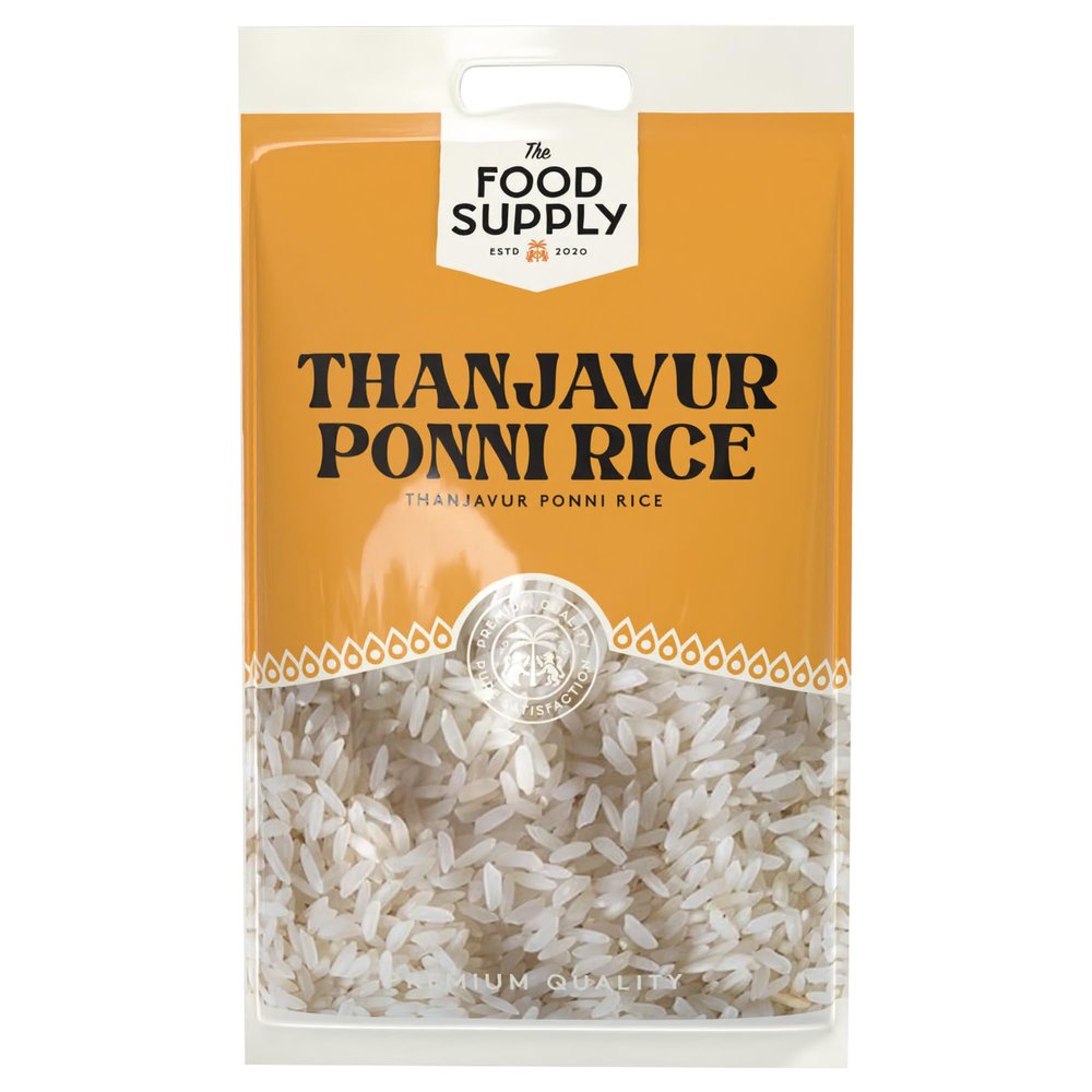 Thanjavur Ponni Parboiled Rice, Aromatic South Indian White Rice, Ideal for Biryani & Everyday Meals (5kg)
