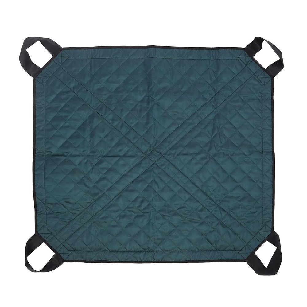 Positioning Bed Pad with Handles,Positioning Pad Draw Sheet Patient Transfer Board 100 80cm Mattress Transfer Sheet Underpad Straps for Easy Lift & Transfer Reusable Washable (B)