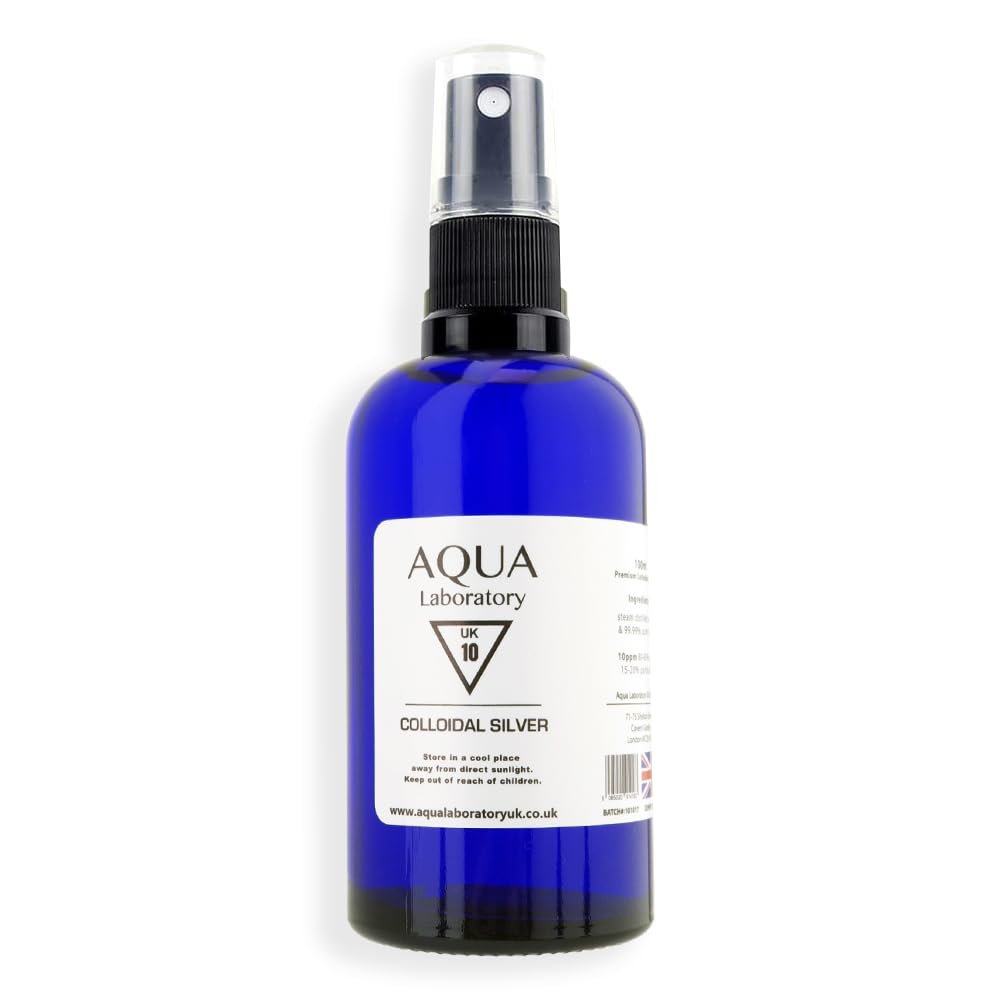 Aqua Laboratory UK 1X 100ML Spray 10 PPM Colloidal Silver