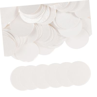 BIUDECO Plant Fibre Desiccant Sheets Moisture Absorbers for Food Storage 100pcs Absorbent Discs with Portable Design, White for Food Jar and Car Interiors