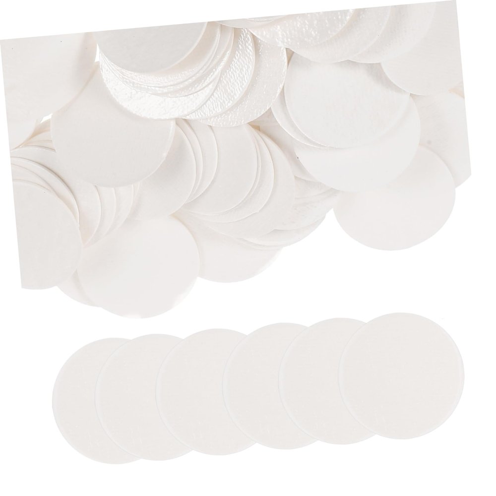 BIUDECO Plant Fibre Desiccant Sheets Moisture Absorbers for Food Storage 100pcs Absorbent Discs with Portable Design, White for Food Jar and Car Interiors