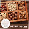 Garneck Moisture Absorbers Food Grade Plant Fibre 100pcs Drying Sheets for Spice Containers Pet Food Storage Compact Lightweight for Home Cupboards Cars view 4