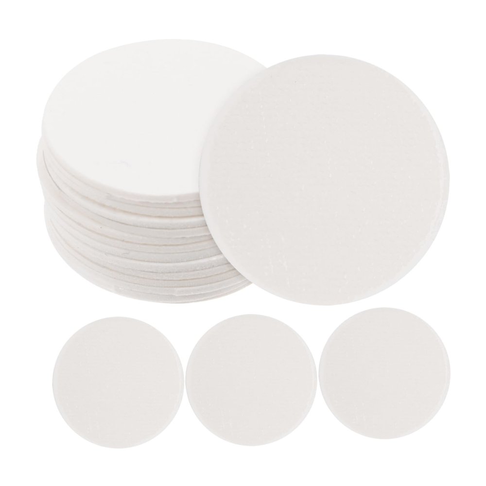 FUNOMOCYA 100pcs Food Desiccant Sheets Moisture Absorbing Discs Plant Fiber Drying Sheets Desiccant Sachets for Food Jar Humidity Absorber Dry Comfortable Environment