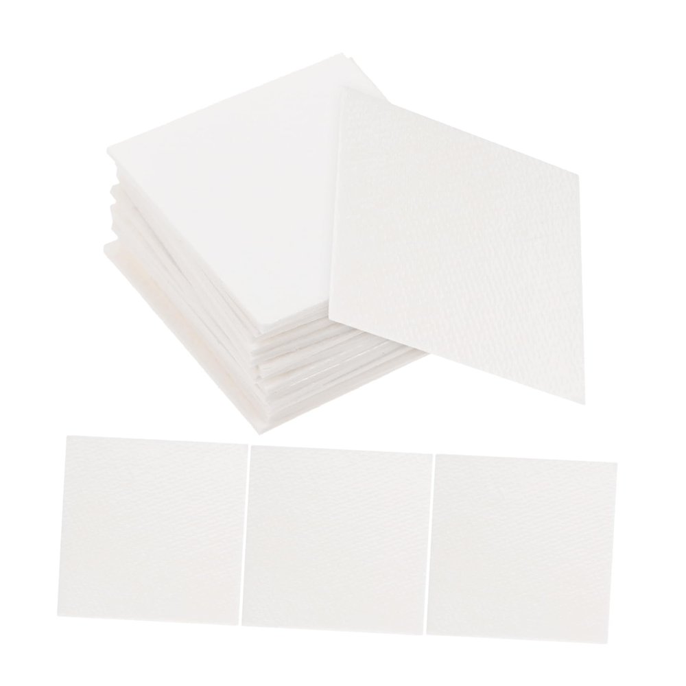FUNOMOCYA Food Grade Plant Fibre Moisture Absorbent Desiccant Sheets 100pcs Drying Pads for Food Storage Jars Biscuit Snack Dehumidification Supplies