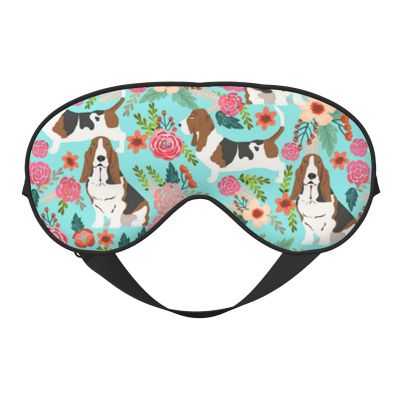 Funny Dog Printed Sleep Mask - Adjustable Eye Covers, Soft and Comfortable Eye Mask for Men and Women