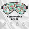 Funny Dog Printed Sleep Mask - Adjustable Eye Covers, Soft and Comfortable Eye Mask for Men and Women view 3