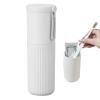 Travel Toothbrush Case, Travel Toothbrush Holder - Portable Toothbrush Holder - Removable Toothbrush Holder With Lid, Multifunctional Toothbrush Cup for Toothbrush, D String view 2