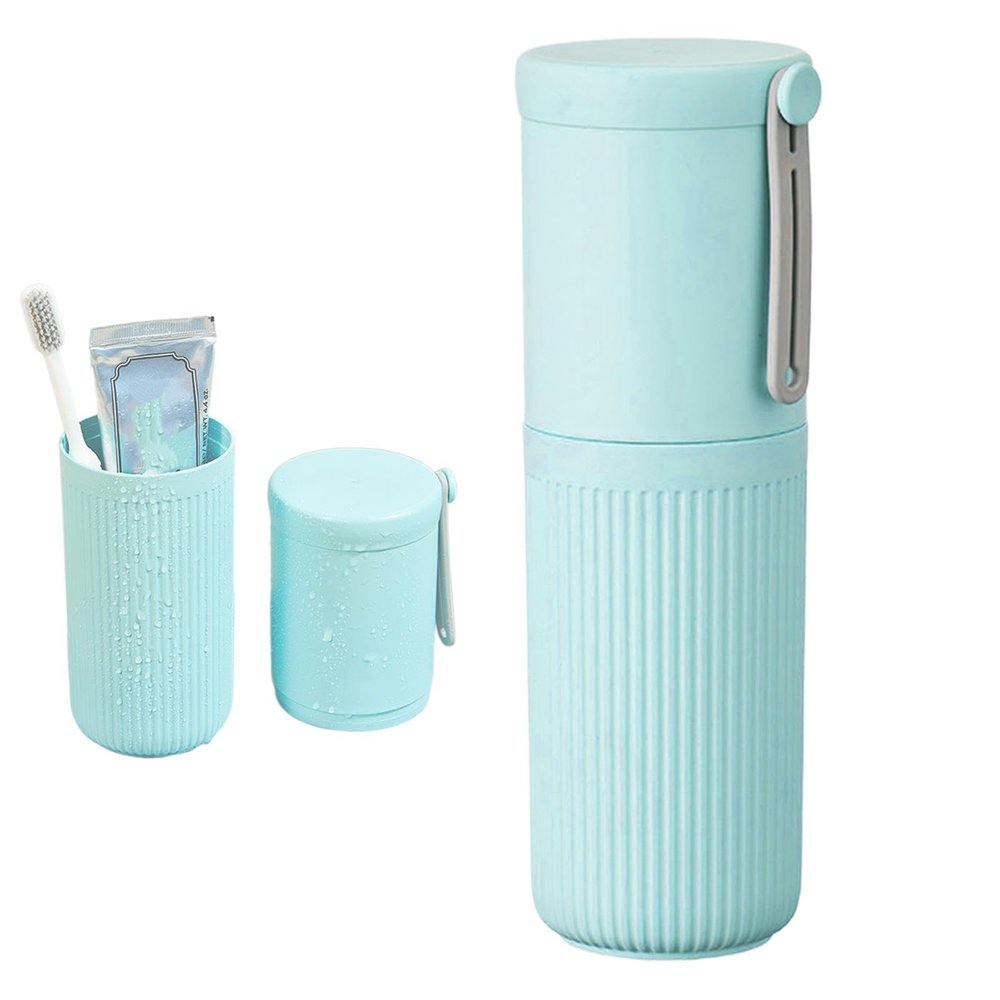 Bexdug Travel Toothbrush Holder,Toothbrush Holder Portable | Detachable Multifunctional Tooth Brush Case Design With For Business Trip & School Use