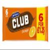 12 X Orange Club Biscuit Bar Pack 132g Delicious Tasty And Twisty Treat Gift Hamper For Birthday,Christmas,Easter view 1