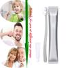 10PCS Luxury Portable Individually Wrapped Disposable Toothbrushes Kit with Toothpaste, Soft Bristles Disposable Travel Toothbrush Set, Guests Toothbrush, Perfect for Home,Hotel,Camping,Travel view 3