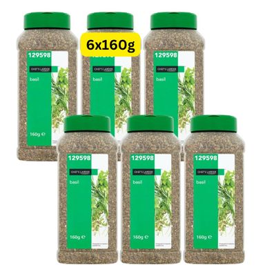 Chef's Larder Basil Tubs In Bulk Catering Size 6-12 Tubs (6x160g)