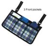 SAGGION Wheelchair Side Organizer Storage Bags, Wheelchair Side Hanging Storage Bag Holder Wheelchair Scooter Bag Armrest Side Organizer Elderly Secure Mobility Aid view 4