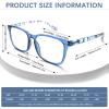 ZONLON 5 Pack Reading Glasses for Women Men Blue Light Blocking Spring Hinges Fashion Lightweight Computer Readers (5C3, 1.0+) view 4