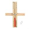 For Sauna Sand Timer with Clear Glass and Wood, Reliable 15 Minute Timing (Red) view 1