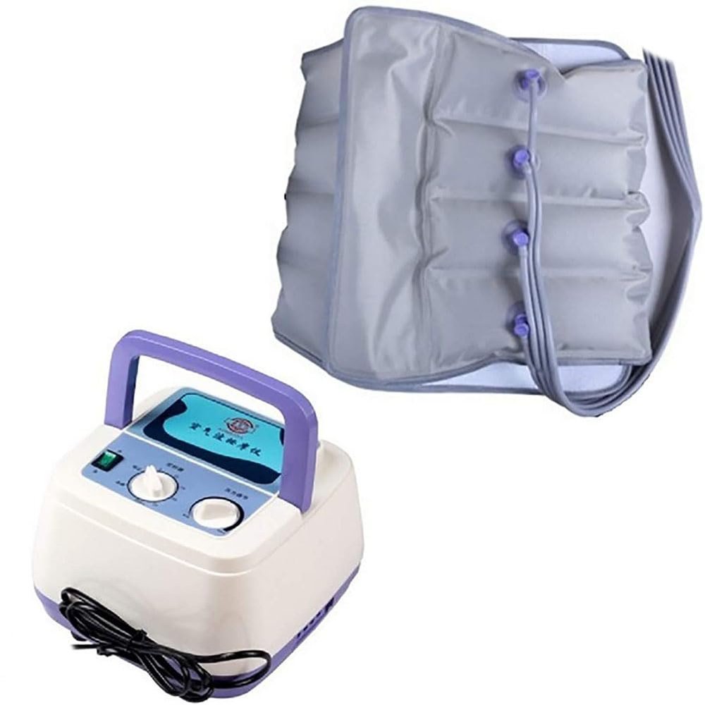 4 Cavity Electric Air Compression Leg Massager Wraps Foot Ankles Waist Arm Calf Massage Machine, Full Body Massager Electric Pressotherapy Healthcare Rehabilitation Physiotherapy Pain R(Color:1 Waist)