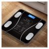Bluetooth Smart Body Fat Scale Digital Body Weighing Scale With LCD Screen Electronic Weighing BMI Composition Analyzer Tools(Black USB Charging) view 3