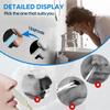 RIGENO Nose Hair Scissors, Double Sided Nose Hair Clippers, Portable Nose Hair Trimmer Nose Hair Removal, 360 Rotating Nasal Hair Cutter, Manual Nose Hair Trimmer for Men Women 3pcs (Yellow) view 3