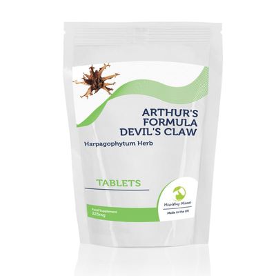 Arthur's Formula Devil's Claw 225mg  Harpagophytum and Cats Claw Herb 180 Tablets for Joint Comfort & Mobility
