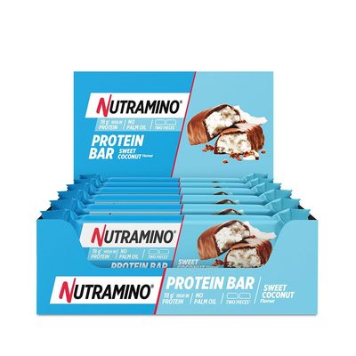 Nutramino Protein Bar Sweet Coconut Flavor, 12x55g