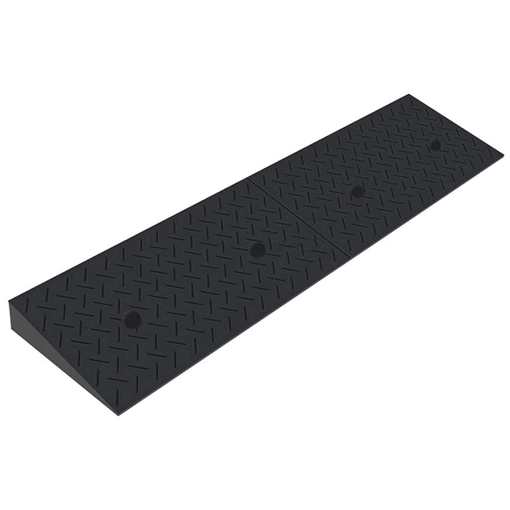 QYMLSH Wheelchair Climbing Ramp, Anti-slip Solid Transition Ramp, Non-slip Rubber Threshold Ramp For Wheelchair Trailers Trolleys Lawn Mowers Scooter Ramp Entrance Kerb Ramps(100x25x9cm)