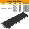 QYMLSH Wheelchair Climbing Ramp, Anti-slip Solid Transition Ramp, Non-slip Rubber Threshold Ramp For Wheelchair Trailers Trolleys Lawn Mowers Scooter Ramp Entrance Kerb Ramps(100x25x9cm) view 2