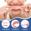 1 Pair Clip in Veneers Teeth False Teeth Repair Kit, Instant Veneers Dentures Covering Top and Bottom Teeth, Temporary Dentures Silicone for Men and Women with Bad Teeth view 3