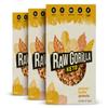 Raw Gorilla Keto Peanut Butter Granola 3 Pack of 250g | Low Sugar, Vegan, No Added Sugar, Low Carb 4g Net Carbs, Plant Based Breakfast Cereal with Activated Nuts, Grain & Gluten Free view 1