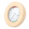 Qcwwy Real Time Monitoring Sauna Hygrothermograph Wooden Sauna Thermometer and Hygrometer for Sauna Room Temperature and Humidity view 4