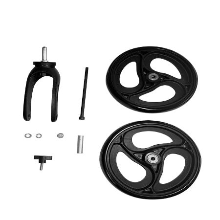 Helavo Spare Part: Front Wheel with Suspension for Helavo H1080 Walker Series