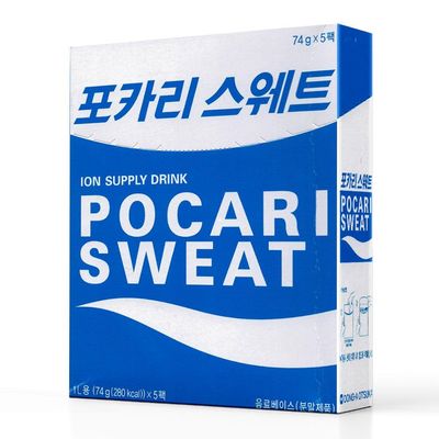 Pocari Sweat Korean Donga Otsuka Ion Supply Energy Sport Functional Drink Powder (74g*5) 370g