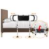 YLFBDD Bed Rails for Elderly Adults with Adjustable Heights & Extendable Dual Side Handles, Foldable Bed Assist Bar for Fall Prevention, Heavy Duty Bed Rail Fits King, Queen, Full, Twin Bed view 1
